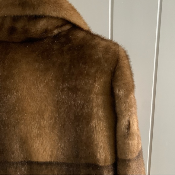 Vintage Marvin Richards New York Faux Fur Coat Size M - Picture 7 of 9